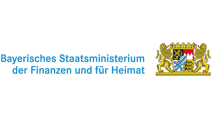 Logo des Bayerischen Staatsministeriums der Finanzen und für Heimat